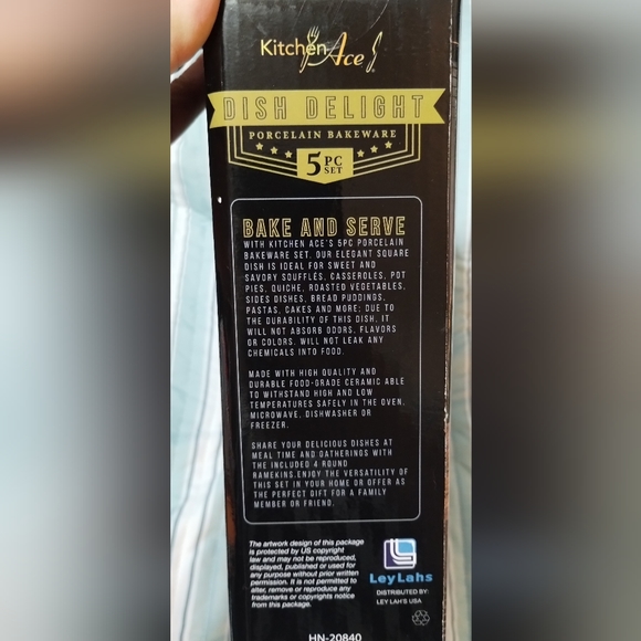 5 piece baking set.  NEW - Picture 5 of 7